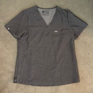 Figs scrub top medium Gray